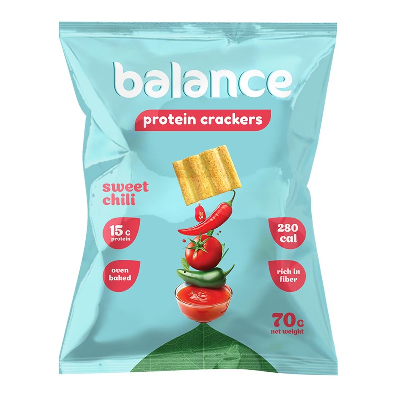 Balance Protein Crackers Sweet Chili Flavor 70g | Balance In Lebanon