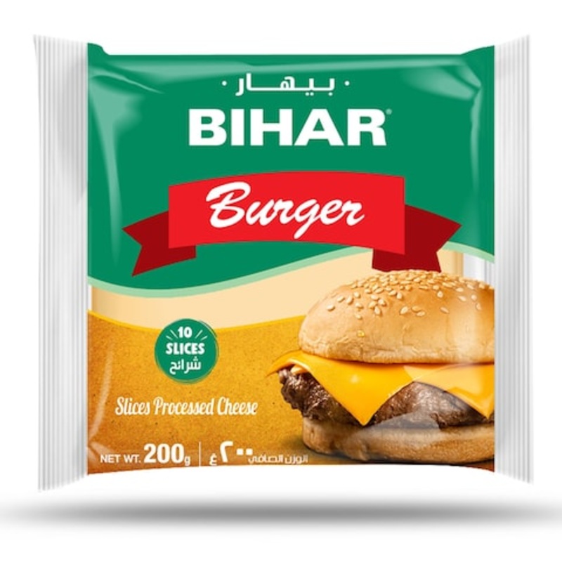 Bihar Burger Processed Slices Cheese 180g | Bihar In Lebanon