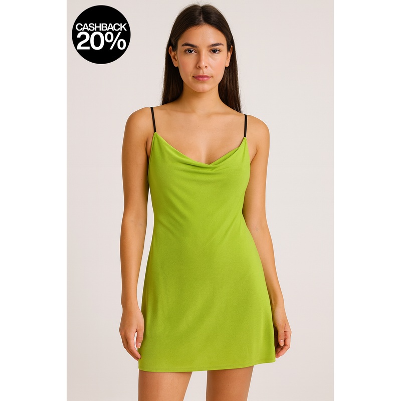 Forever 21 Women’s Neon Green One Strap Dress |Forever 21 In Lebanon