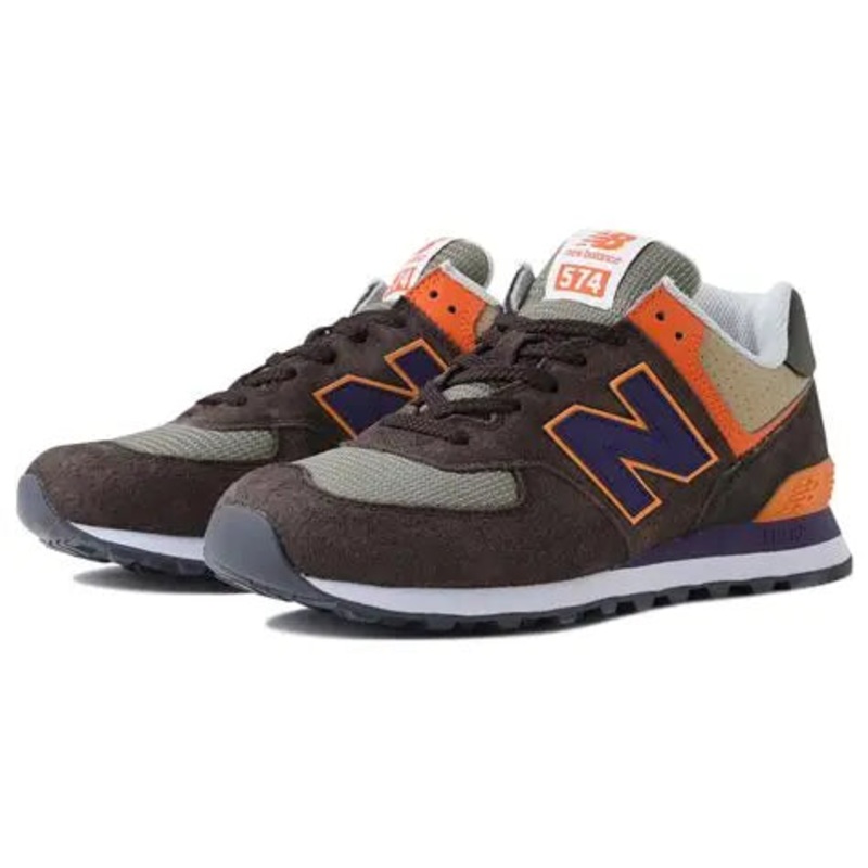 New Balance Men’s Brown Orange 574 Sneakers | New Balance In Lebanon