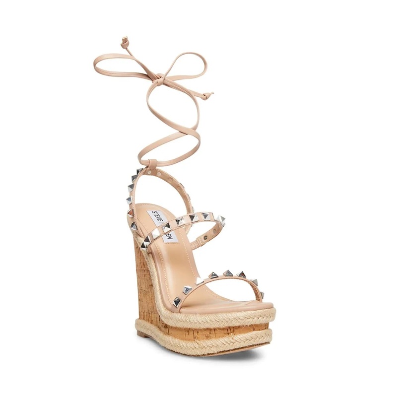 Steve Madden Women’s Beige Synthetic Tinsley Heeled Sandal |Steve Madden In Lebanon