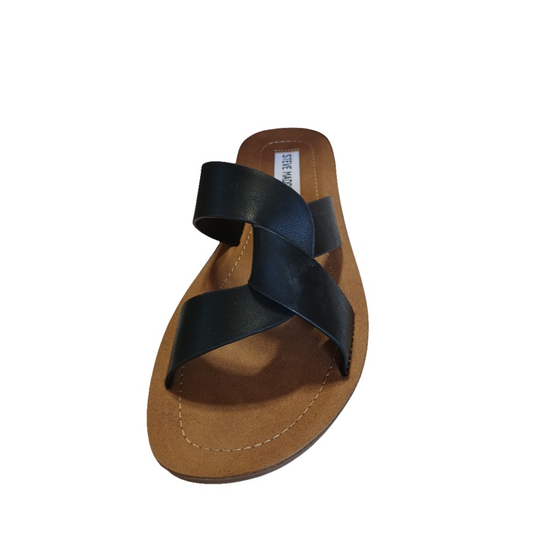 Steve Madden Women’s Black Synthetic Realm Slipper | Steve Madden In Lebanon