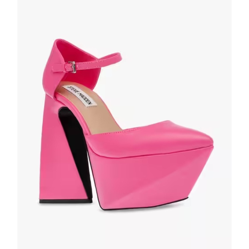 Steve Madden Women’s Hot Pink Synthetic Secretz Sandal | Steve Madden In Lebanon