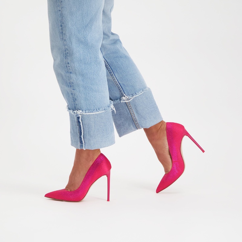 Steve Madden Women’s Pump Magenta Satin Valorous Heels | Steve Madden In Lebanon