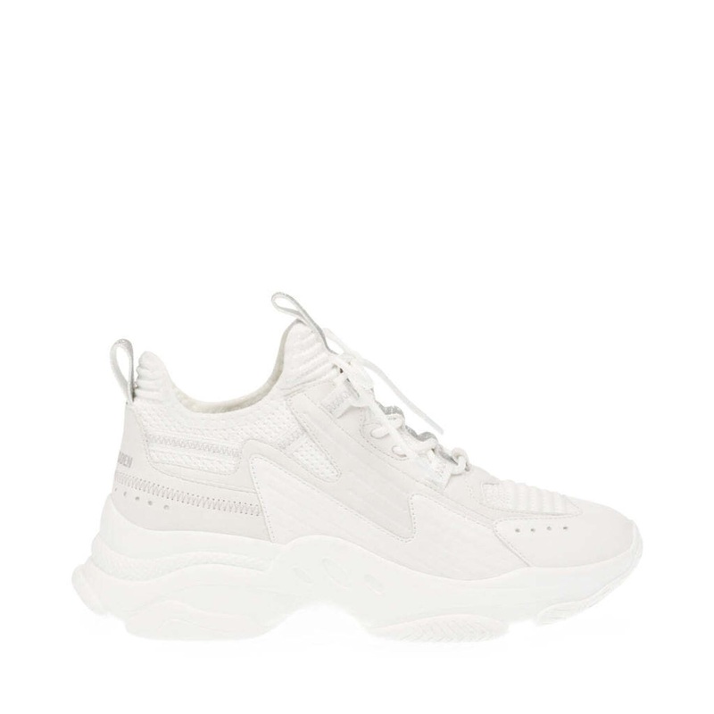 Steve Madden Women’s White Matchbox Sneakers |Steve Madden In Lebanon