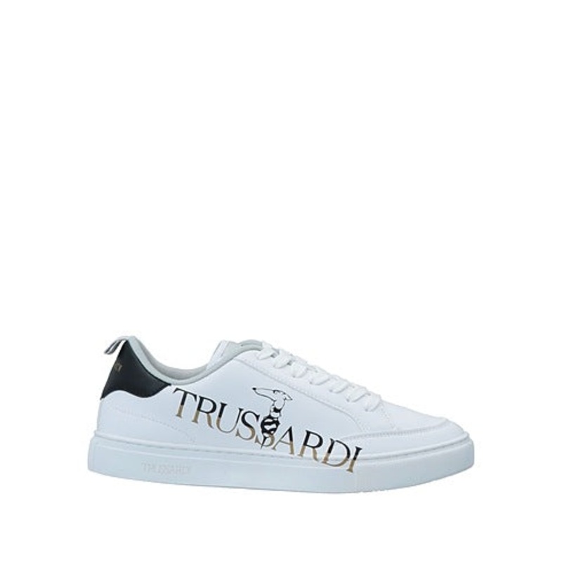 Trussardi Women’s White & Black Cleo Sneakers | Trussardi in Lebanon
