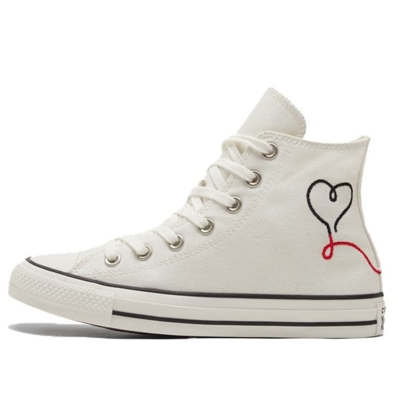 Converse Unisex White Chuck Taylor All Star Ctas HI Vintage Sneakers |Converse In Lebanon