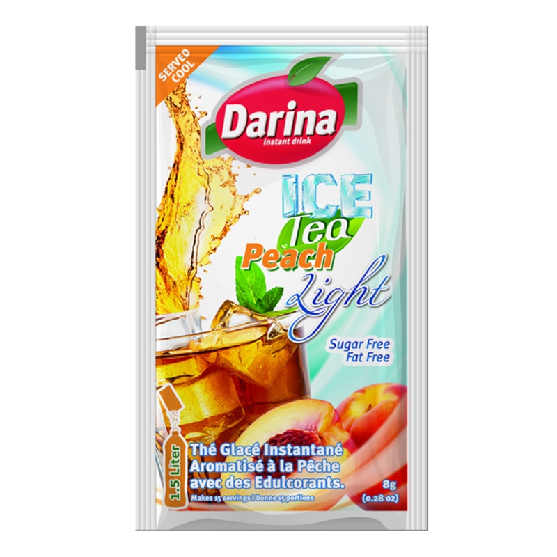 Darina Instant Drink Ice Tea Peach Light 8g | Darina In Lebanon