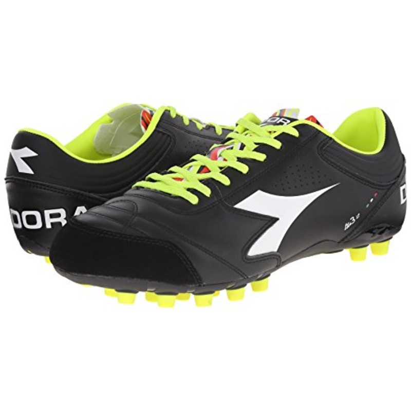 Diadora Men’s Black & White Football Sneakers | Diadora In Lebanon