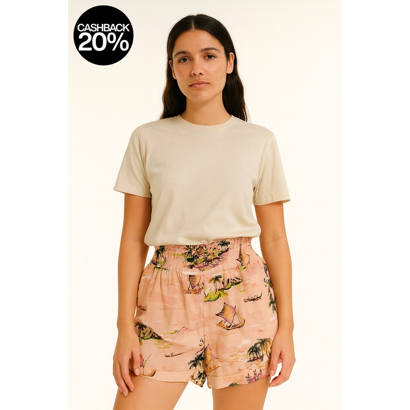 Forever 21 Women’s Coral Printed Short |Forever 21 In Lebanon