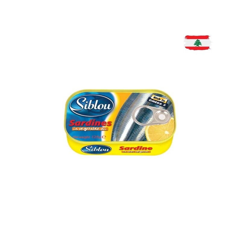 Siblou Sardines In Vegetable Oil 125g