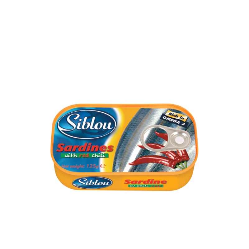 Siblou Sardines With Red Chili 125g
