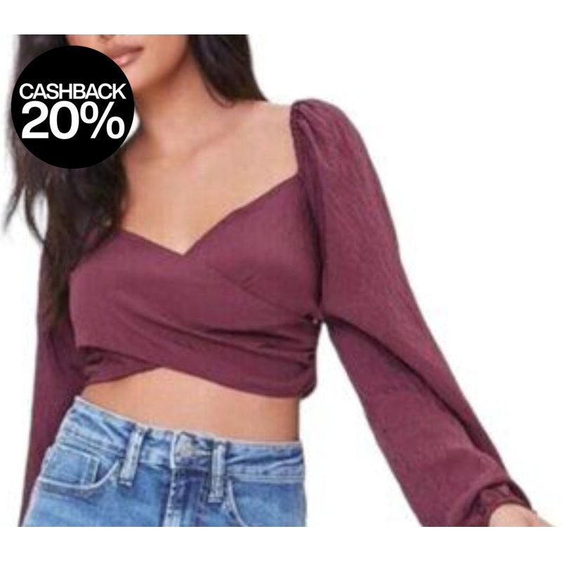 Forever 21 Women’s Aubergine Blouses | Forever 21 In Lebanon