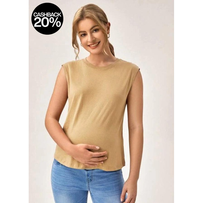 Forever 21 Women’s Camel Sleeveless Blouses | Forever 21 In Lebanon