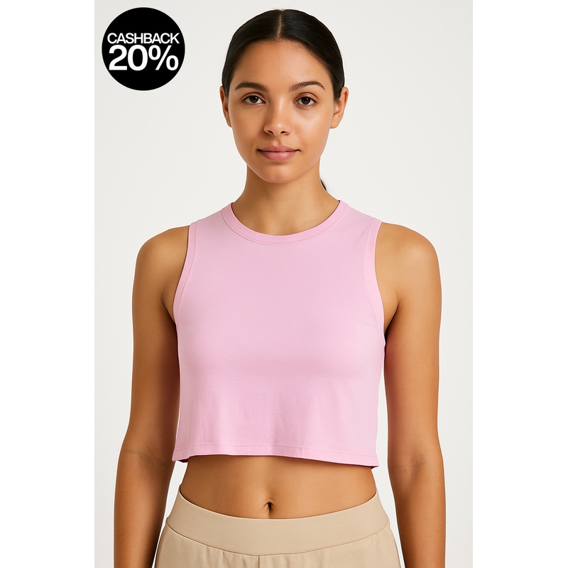 Forever 21 Women’s Pink Sleeveless Tank Top | Forever 21 In Lebanon