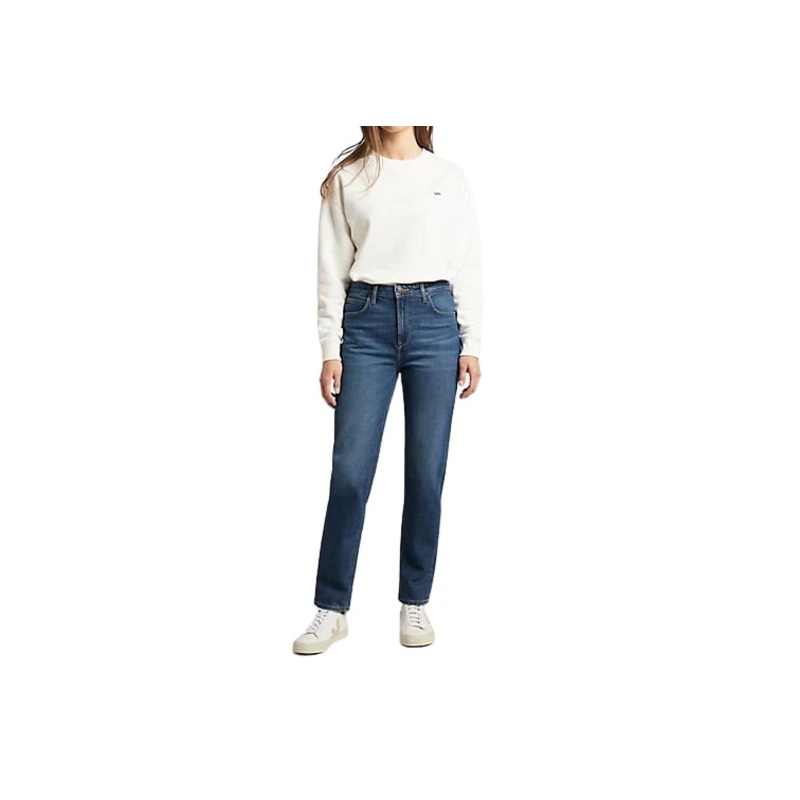 Lee Women’s Navy Coral Cropped Jeans | Lee In Lebanon