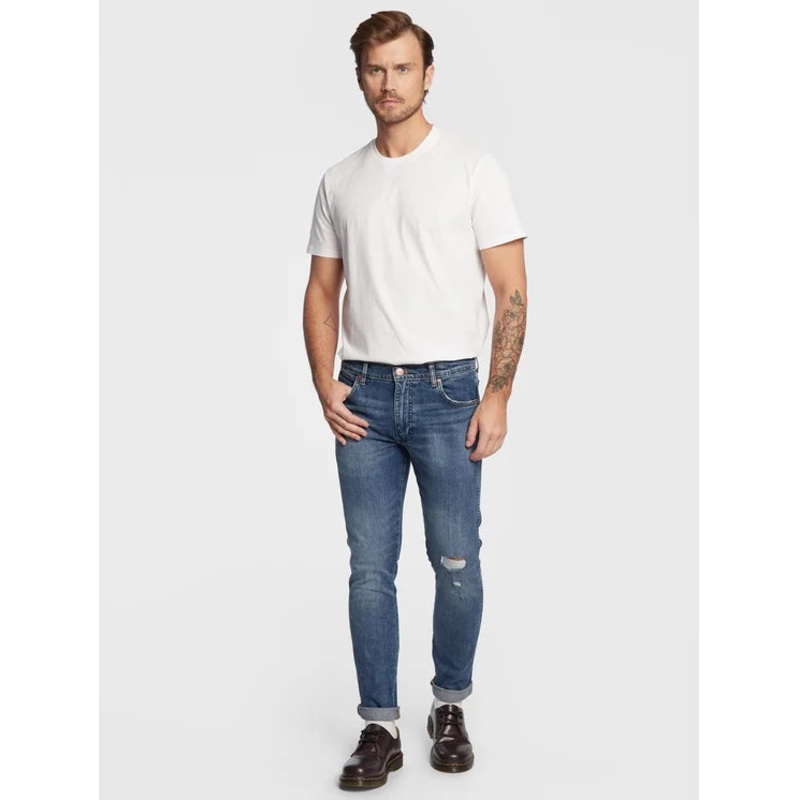 Wrangler Men’s Blue Larston Slim Fit Jeans |Wrangler In Lebanon