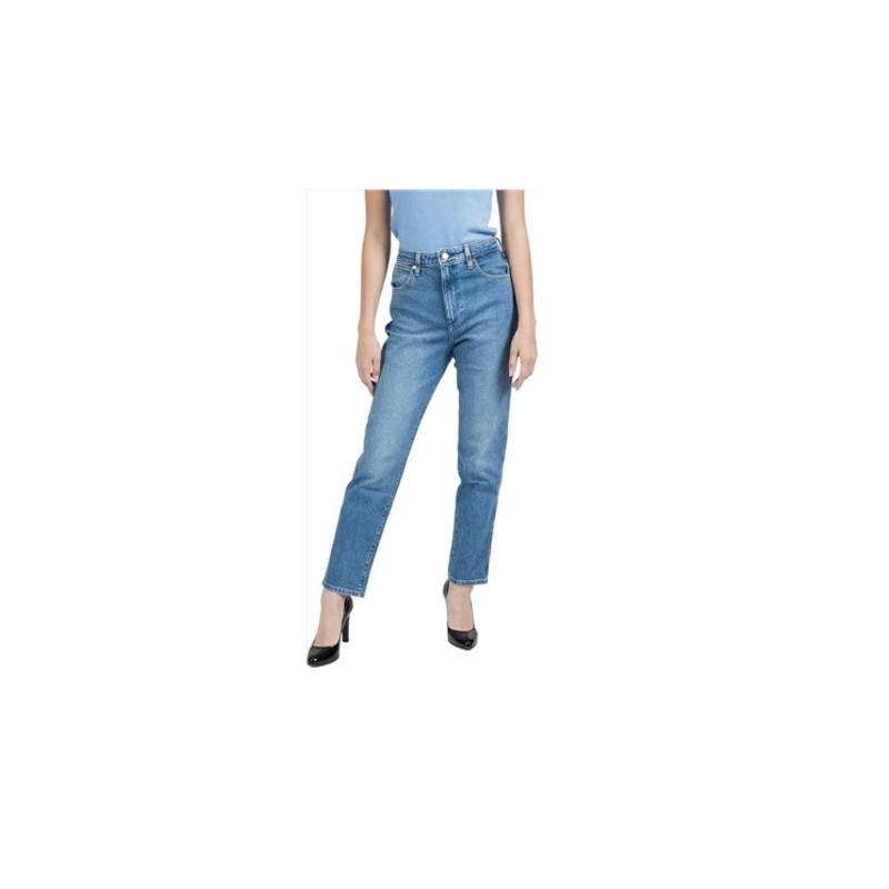 Wrangler Women’s Blue Mom Morticia Jeans | Wrangler In Lebanon