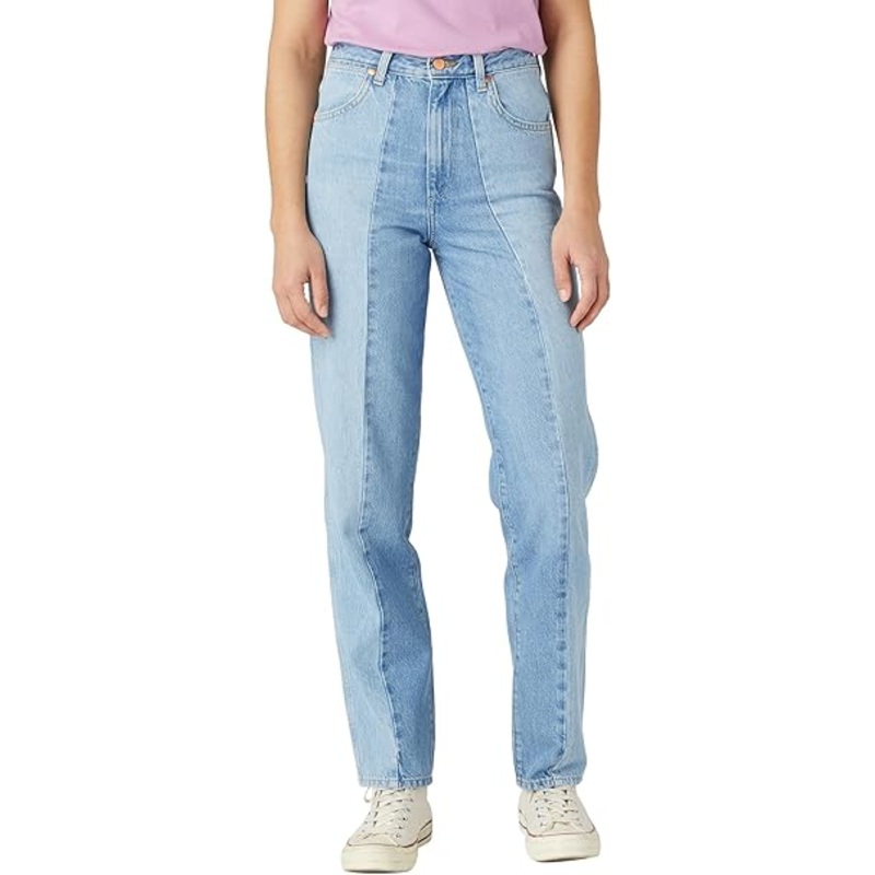 Wrangler Women’s Blue Mom Straight Jeans | Wrangler In Lebanon