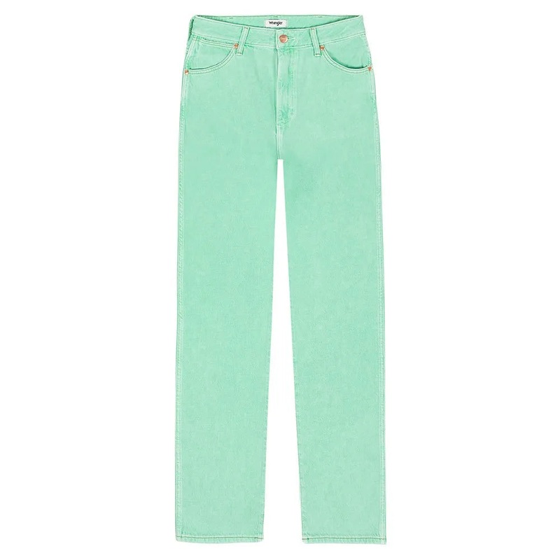 Wrangler Women’s Cactus Green Wild West Straight Fit Jeans | Wrangler In Lebanon