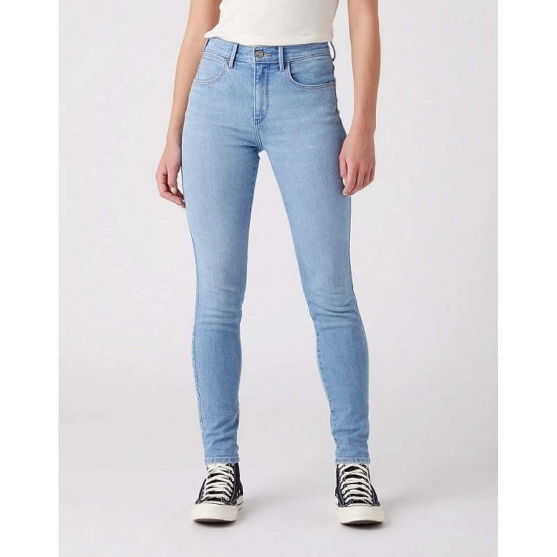 Wrangler Women’s Light Blue High Skinny Jeans | Wrangler In Lebanon