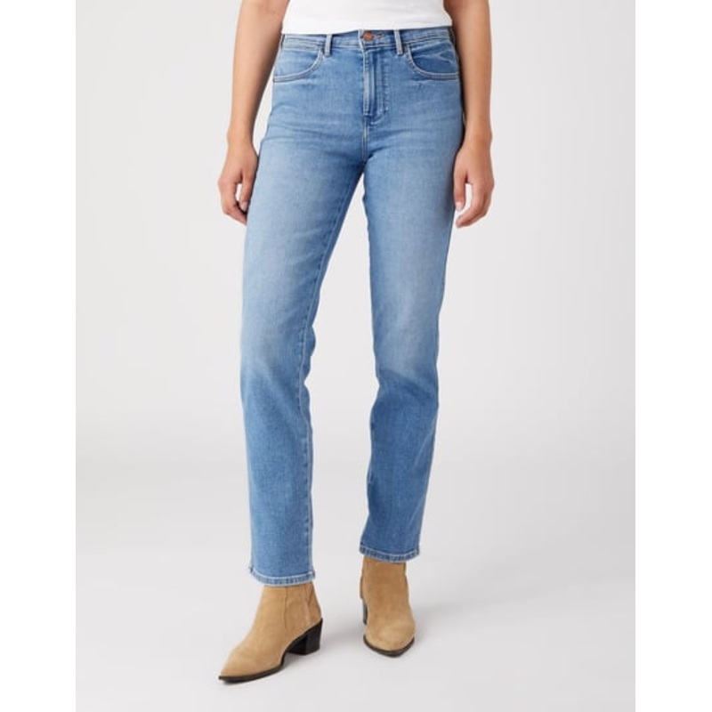 Wrangler Women’s Light Blue Straight River Jeans | Wrangler In Lebanon