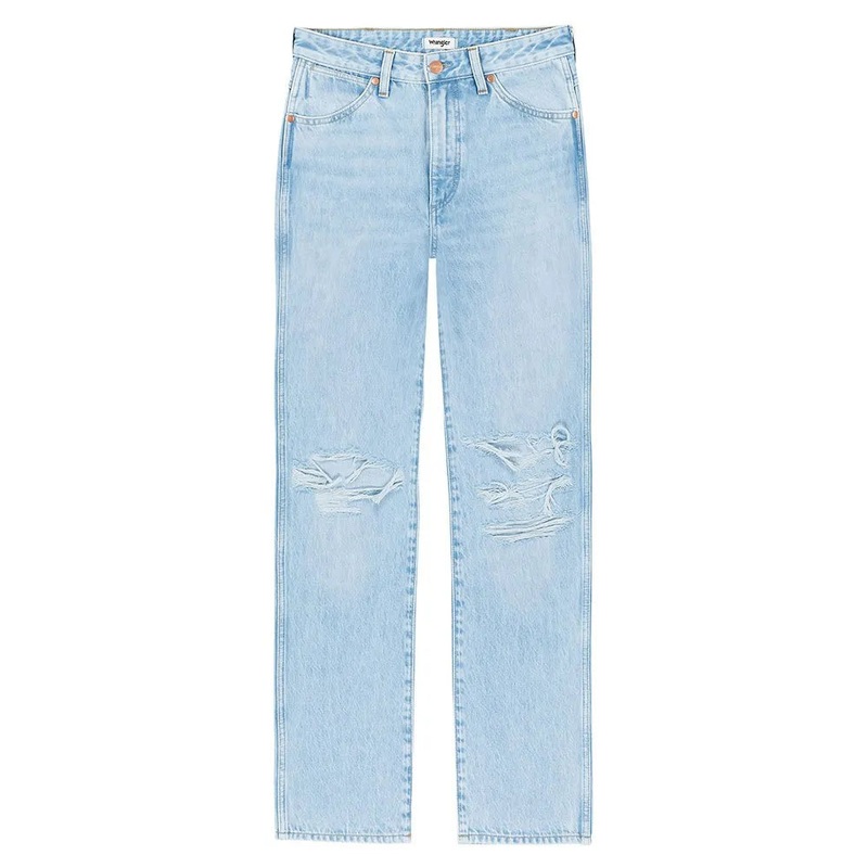 Wrangler Women’s Light Blue Wild West Ripped Jeans | Wrangler In Lebanon