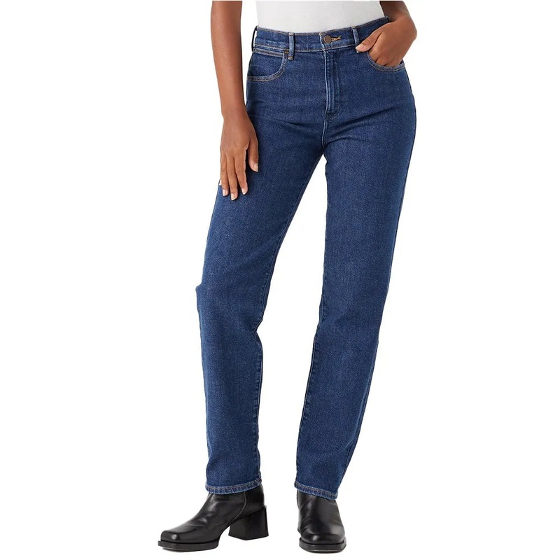 Wrangler Women’s Navy Straight Fit Jeans | Wrangler In Lebanon