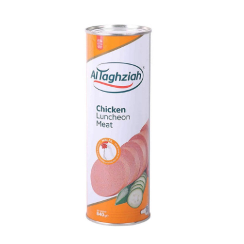 Al Taghziah Chicken Luncheon Meat Can 840g