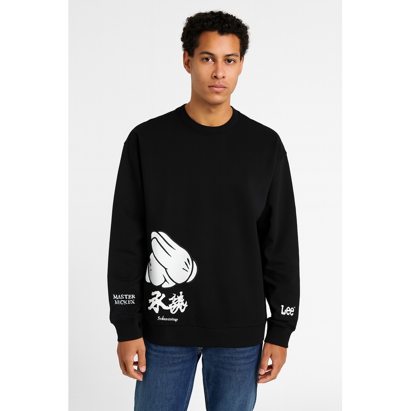 Lee Men’s Black Disney Mickey Mouse Sweatshirt | Lee In Lebanon