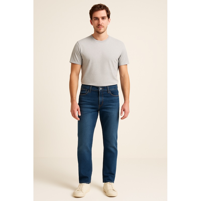 Lee Men’s Dark Blue 726 Austin Regular Straight Fit Jeans |Lee In Lebanon
