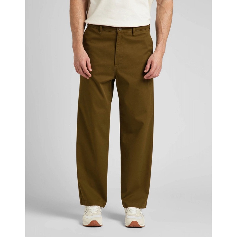 Lee Men’s Khaki Green Loose Chino Jurassic Pant | Lee In Lebanon