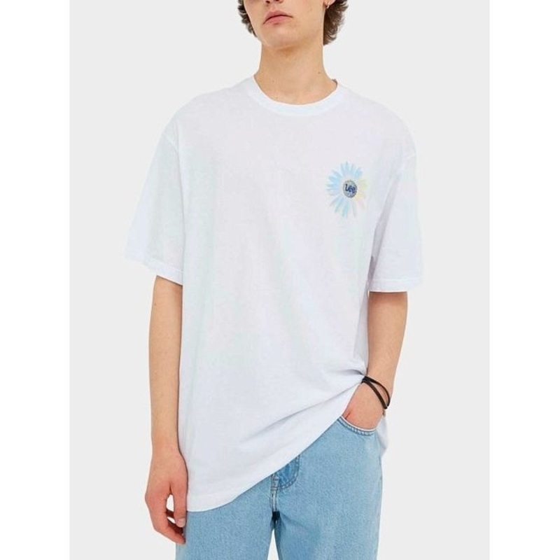 Lee Men’s White Floral T-shirt | Lee In Lebanon