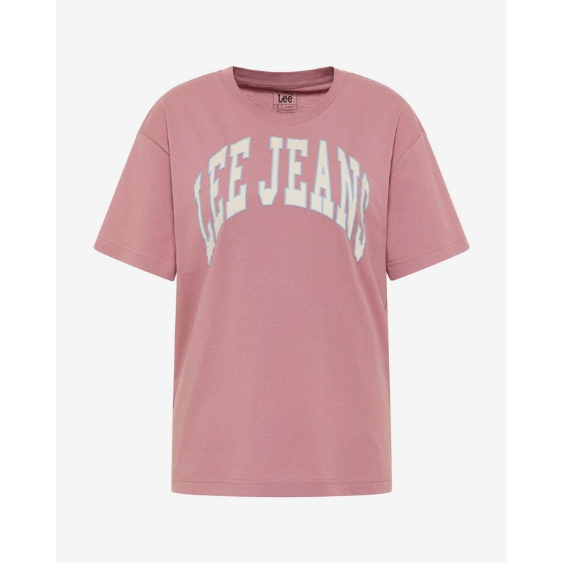 Lee Women’s Dusty Rose Crew Neck Logo T-Shirt | Lee In Lebanon
