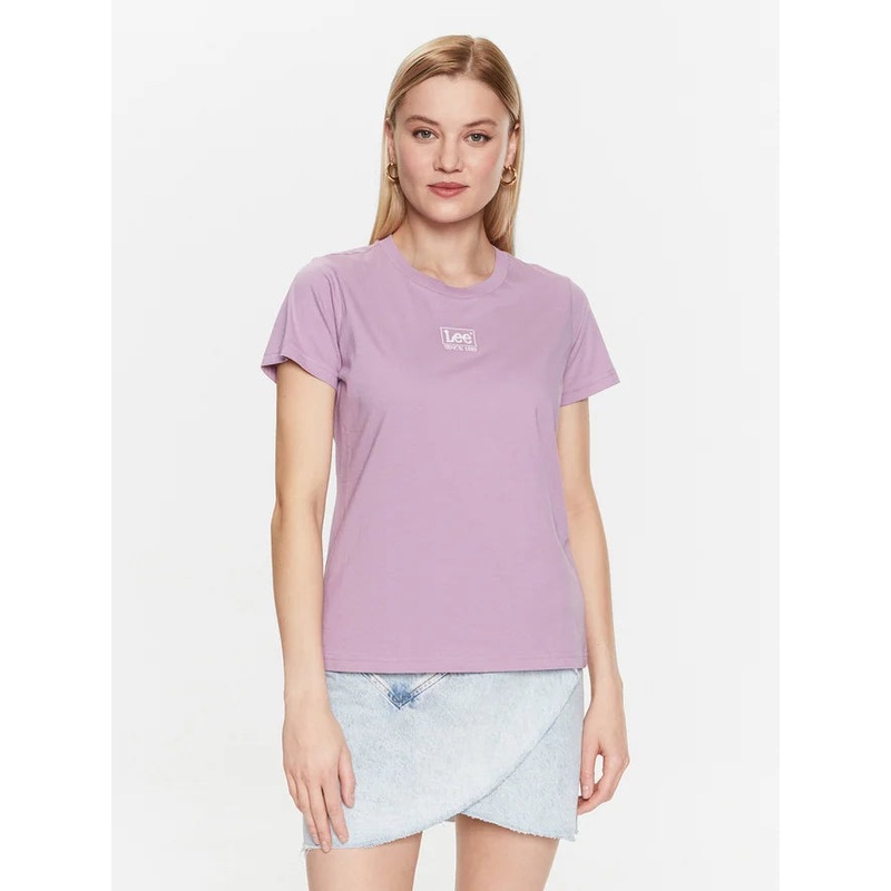 Lee Women’s Light Purple Regular Fit T-Shirt | Lee In Lebanon