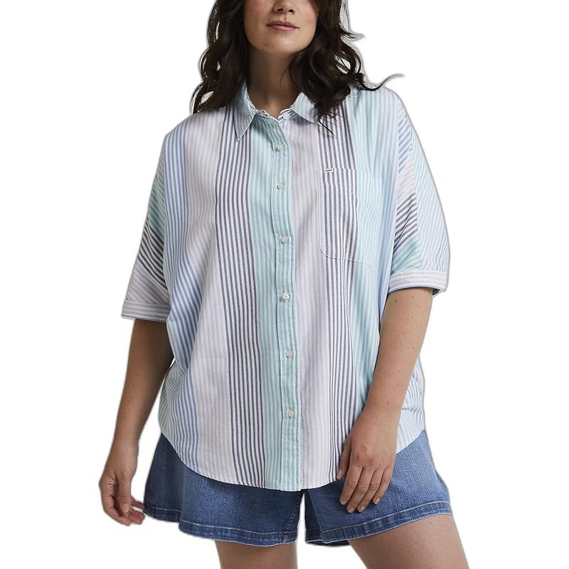 Lee Women’s Multicolor Ferris Relaxed One Pocket Short Sleeve Shirt | Lee In Lebanon