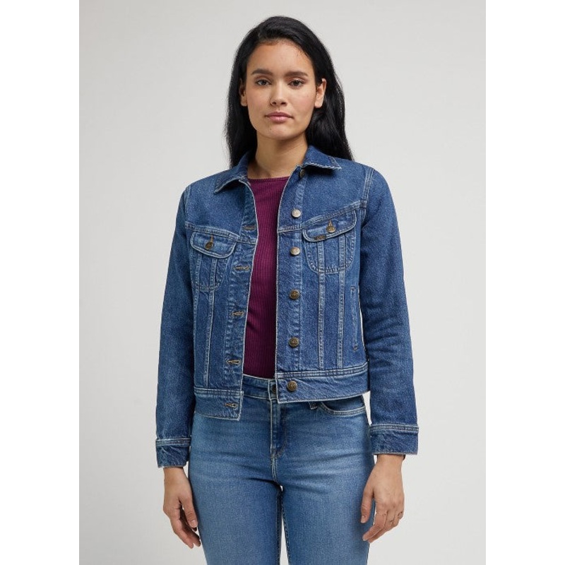 Lee Women’s Navy Denim Jacket | Lee In Lebanon