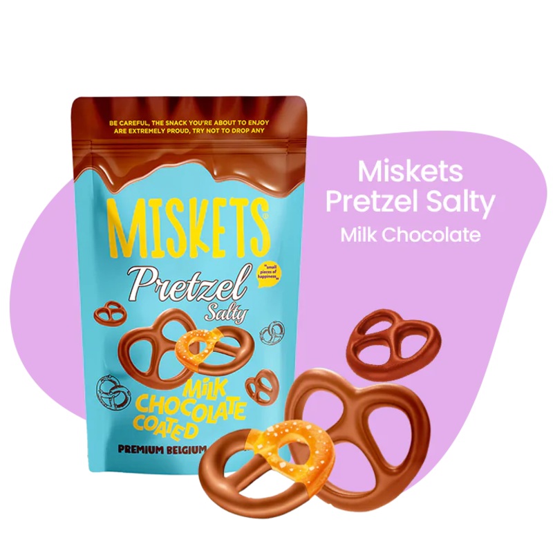 Miskets Salted Cracker Milk Chocolate 80g | Miskets In Lebanon