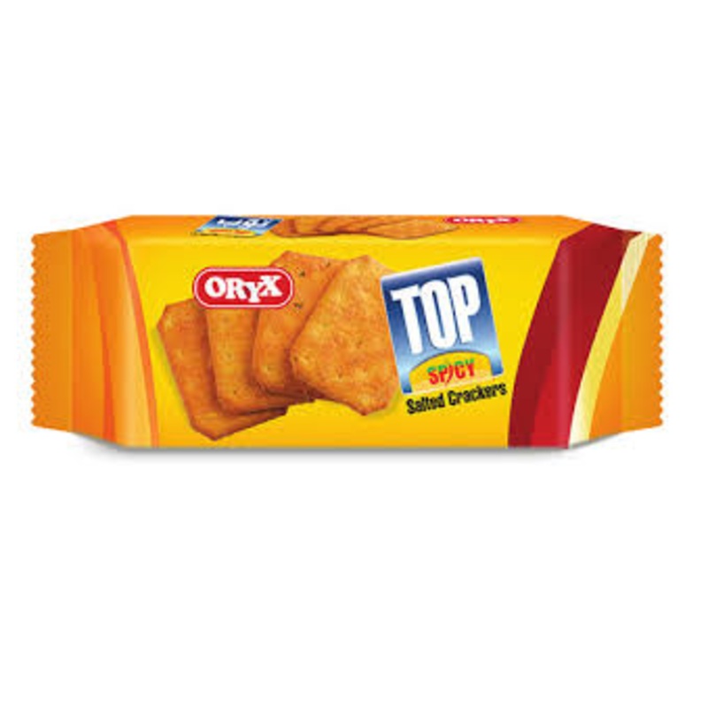 Orxy Top Spicy Salted Crackers 90g | Oryx In Lebanon