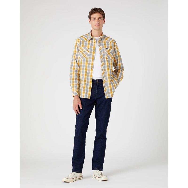 Wrangler Men’s Yellow Western Shirt |Wrangler In Lebanon
