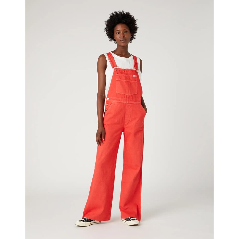 Wrangler Women’s Red Casey Jones Flare Bib Jumpsuit | Wrangler In Lebanon