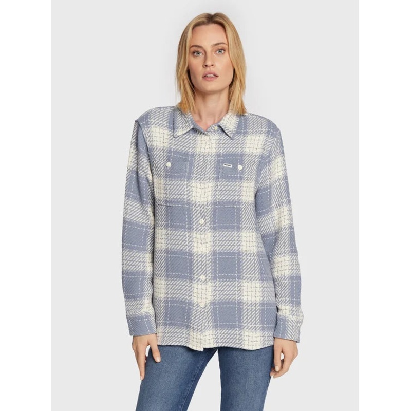 Wrangler Women’s Stone Wash Blue Tapestry Over Shirt |Wrangler In Lebanon