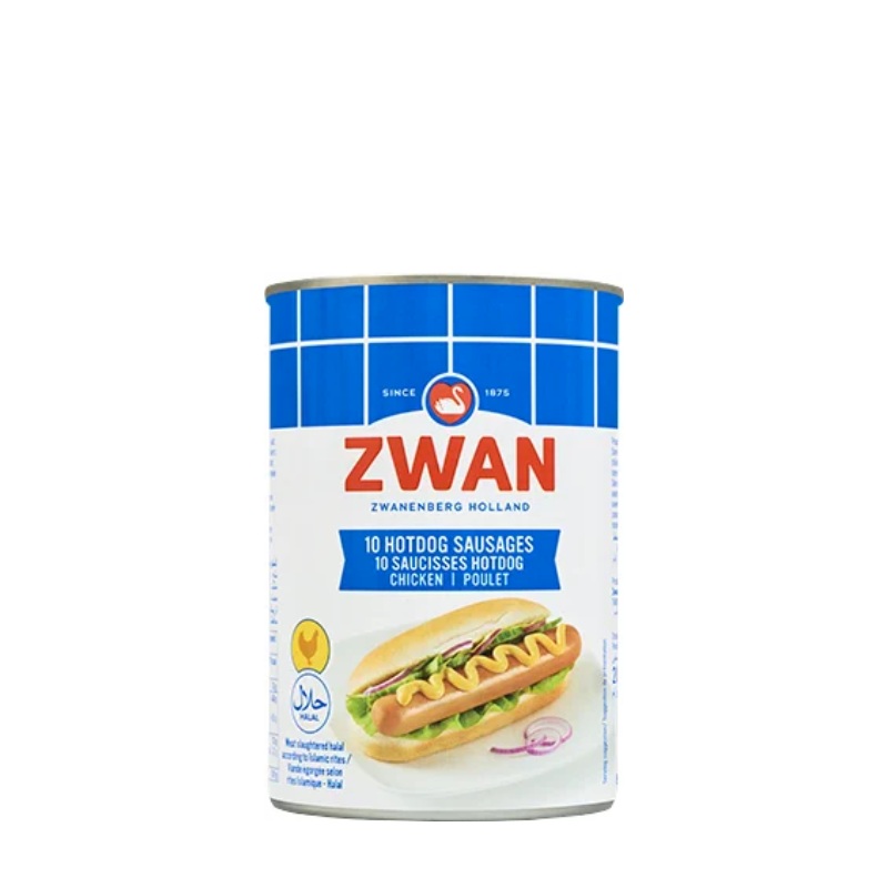 Zwan HotDog Sausages Chicken 10pcs 400g