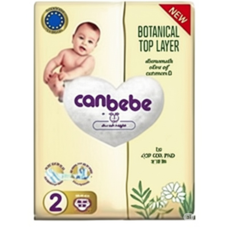 Canbebe Baby Diapers Stage 2 (3-6 kg) 52 Diapers | Canbebe In Lebanon