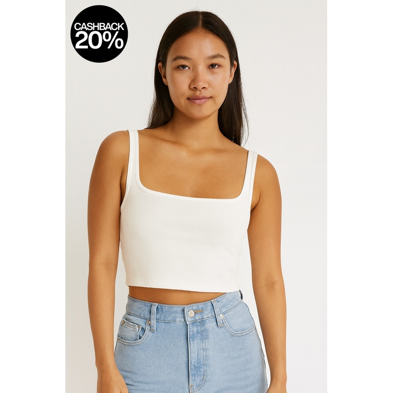 Forever 21 Women’s White Crop top | Forever 21 In Lebanon