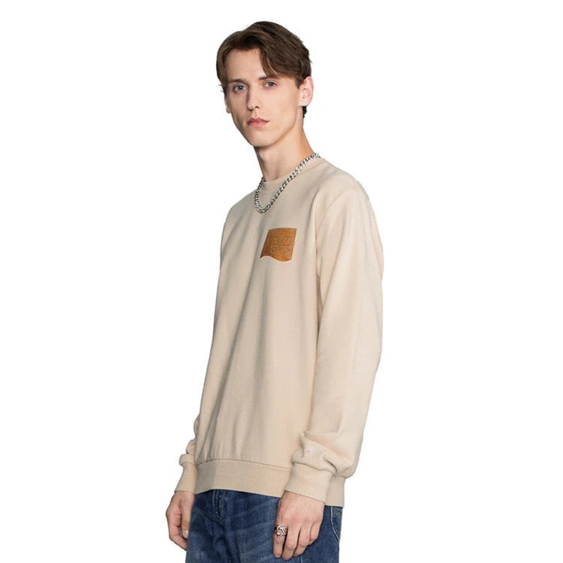 Lee Men’s Beige Logo Sweatshirt |Lee In Lebanon