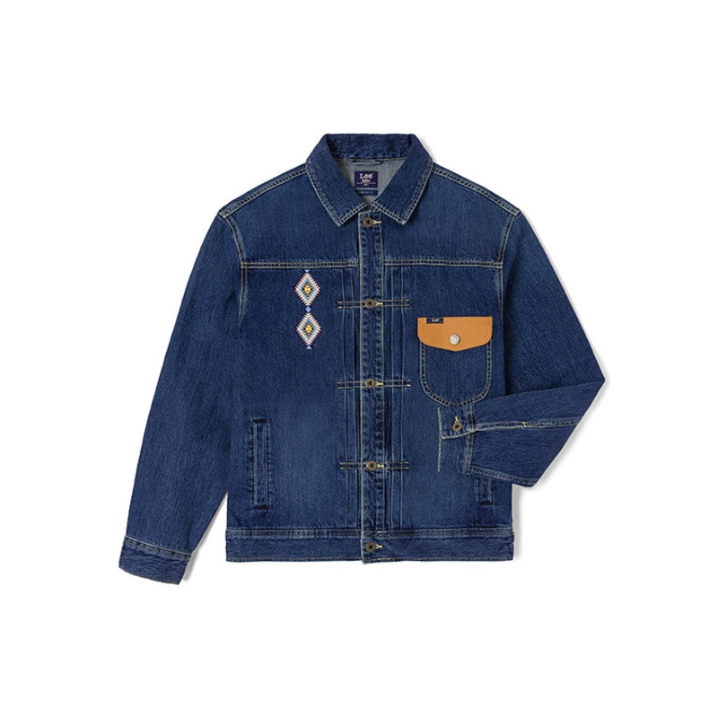 Lee Men’s Dark  Blue Denim Jacket  | Lee In Lebanon