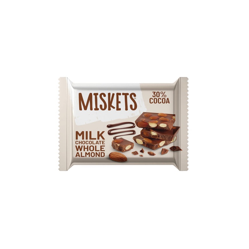 Miskets Almond Milk Chocolate Tablets 60g | Miskets In Lebanon