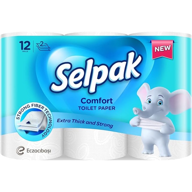 Selpak Toilet Paper Comfort 12 Rolls | Selpak In Lebanon