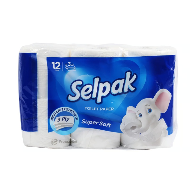 Selpak Toilet Paper Roll Super soft 12 Rolls | Selpak In Lebanon